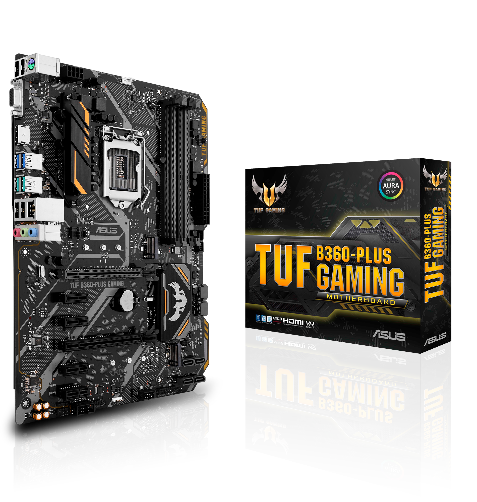 ASUS TUF B360-PLUS GAMING Intel Motherboard - 90MB0X10-M0EAY0 | CCL